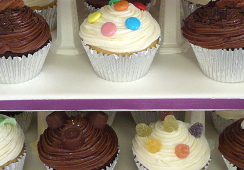 A variety of cup cakes